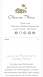 Mobile Screenshot of ohanafilmsweddings.com